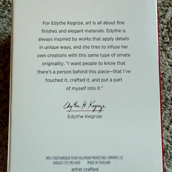 Hallmark Keepsake Ornament - Eight Maids a Milking - Picture 3 of 3